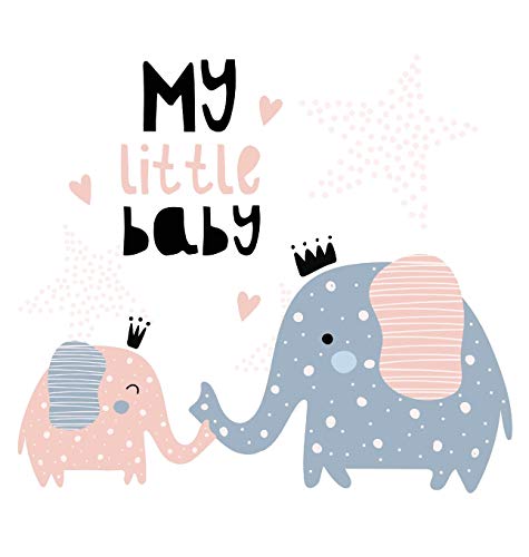 Beispielbild fr My Little Baby : Baby Shower Guest Book with Elephant Girl and Her Mom Theme, Personalized Wishes for Baby & Advice for Parents, Sign In, Gift Log, and Keepsake Photo Pages (Hardback) zum Verkauf von Buchpark