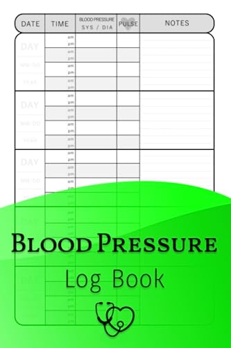 Imagen de archivo de Blood Pressure Log Book: with heart rate (pulse)  Empty record sheets for daily tracking and monitor  Large print tracker  Simple and clear design a la venta por Book Deals