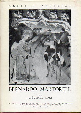 Beispielbild fr BERNARDO MARTORELL. zum Verkauf von KALAMO LIBROS, S.L.