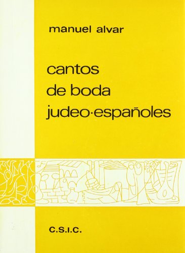 Stock image for Cantos de boda judeo espaoles for sale by Librera Prez Galds