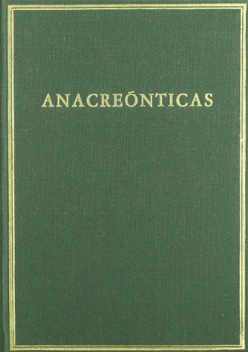 Stock image for ANACRENTICAS for sale by KALAMO LIBROS, S.L.