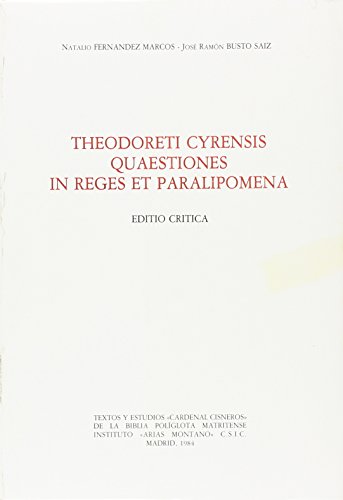 Stock image for Theodoreti Cyrensis Quaestiones in ReTeodoreto for sale by Iridium_Books