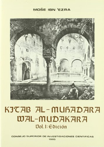 Imagen de archivo de KITAB AL-MUHADARA WA-L-MUDAKARA. TOMO I. EDICIN a la venta por Zilis Select Books
