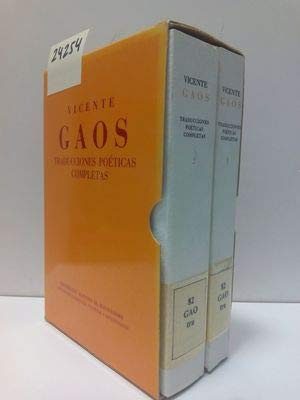 9788400062392: Traducciones poéticas completas (Spanish Edition)