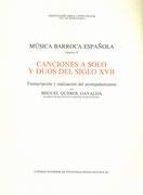 9788400068066: Msica barroca espaola. Tomo IV. Canciones a solo y dos del siglo XVII (Monumentos de la Msica Espaola)