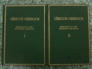 9788400070380: Lricos griegos : elegacos y yambgrafos arcaicos (siglos VII-V a.C.) (Alma Mater)