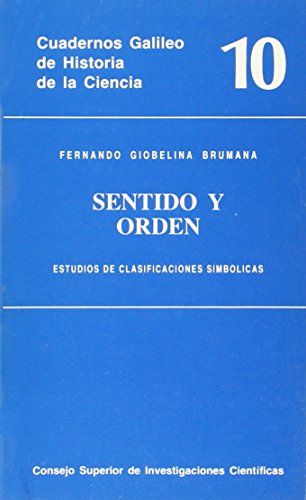 Stock image for SENTIDO Y ORDEN for sale by Iridium_Books