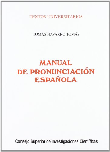 Beispielbild fr Manual de Pronunciacin Espaola zum Verkauf von Hamelyn