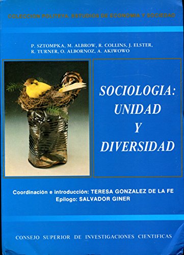 Imagen de archivo de Sociologi?a: Unidad y diversidad (Coleccio?n Politeya) (Spanish Edition) a la venta por West Coast Bookseller