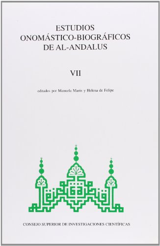Imagen de archivo de Estudios onomsticos, biogrficos de Al-Andalus a la venta por Librera Prez Galds
