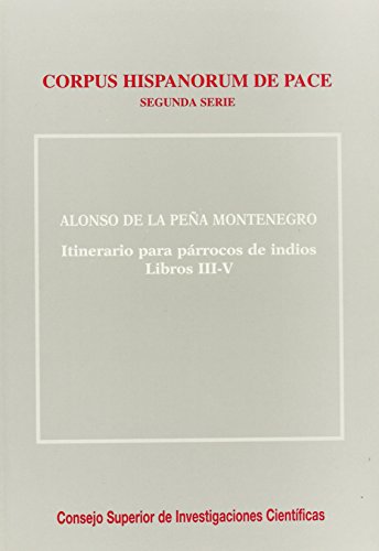 Beispielbild fr ITINERARIO PARA PRROCOS DE INDIOS: TOMO II. LIBROS III-V zum Verkauf von KALAMO LIBROS, S.L.