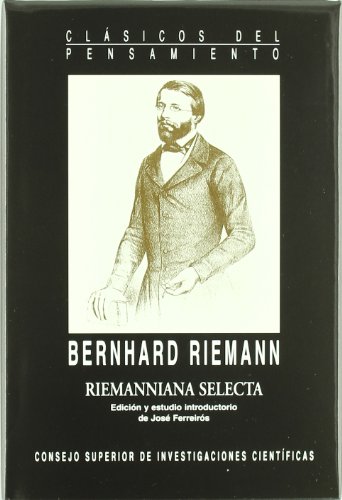 Stock image for RIEMANNIANA SELECTA for sale by KALAMO LIBROS, S.L.