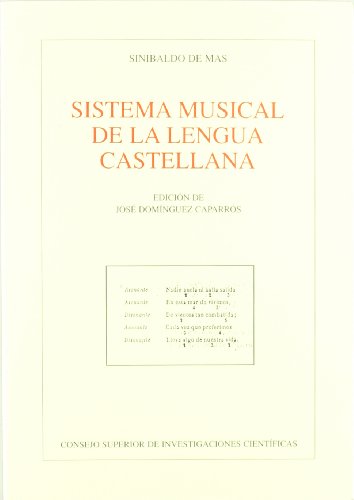 Imagen de archivo de SISTEMA MUSICAL DE LA LENGUA CASTELLANA a la venta por KALAMO LIBROS, S.L.