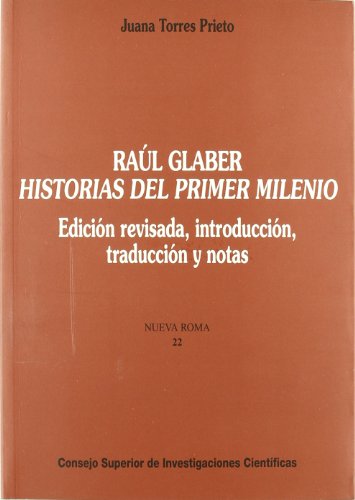 9788400082338: Ral Glaber Historias del primer milenio (Nueva Roma)