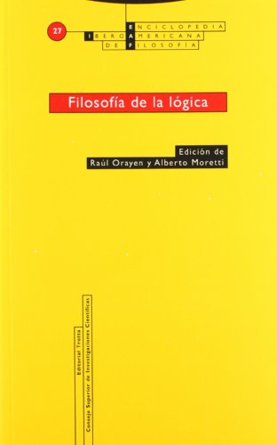 9788400082888: Filosofa de la lgica (Enciclopedia Iberoamericana de Filosofa) (Spanish Edition)