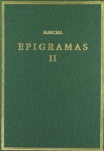 9788400083014: Epigramas. Vol. II. Libros 8-14