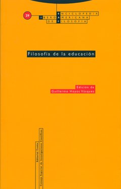 Imagen de archivo de FILOSOFA DE LA EDUCACIN a la venta por KALAMO LIBROS, S.L.