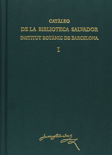 Cataleg de la Biblioteca Salvador Institut Botanic de Barcelona (2 Volúmenes)