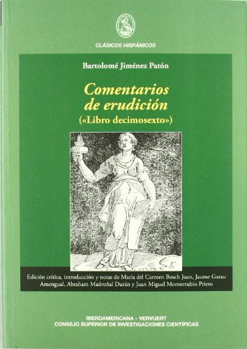 Beispielbild fr COMENTARIOS DE ERUDICIN (Libro decimosexto) zum Verkauf von KALAMO LIBROS, S.L.