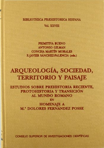 Stock image for ARQUEOLOGA, SOCIEDAD, TERRITORIO Y PAISAJE: ESTUDIOS SOBRE PREHISTORIA RECIENTE, PROTOHISTORIA Y TRANSICIN AL MUNDO ROMANO for sale by KALAMO LIBROS, S.L.