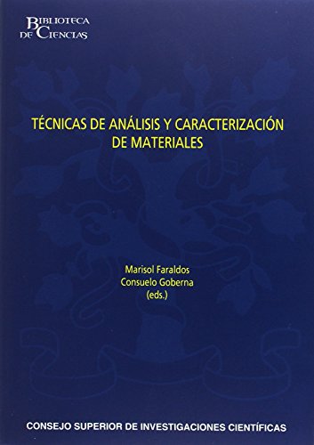 9788400094362: Tcnicas de anlisis y caracterizacin de materiales: 39 (Biblioteca de Ciencias)
