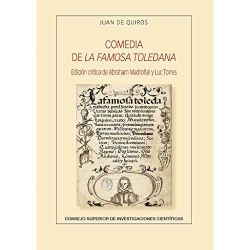 Beispielbild fr COMEDIA DE LA FAMOSA TOLEDANA zum Verkauf von KALAMO LIBROS, S.L.