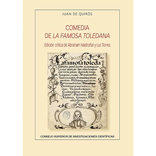 9788400109455: Comedia de La famosa toledana: 94 (Anejos de la Revista de Literatura)