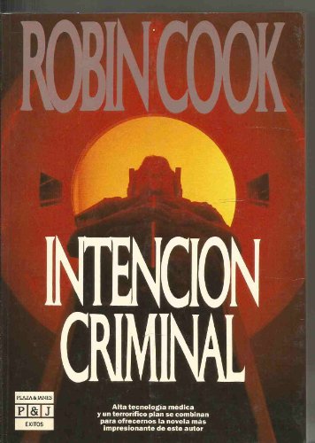 Imagen de archivo de Intencion criminal a la venta por medimops