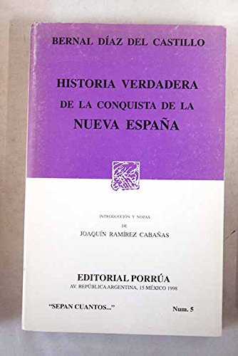 Stock image for Historia Verdadera de La Conquista de Nueva Espana for sale by medimops