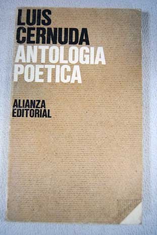 AntologiÌa poeÌtica (Varia) (Spanish Edition) (9788401480485) by Cernuda, Luis