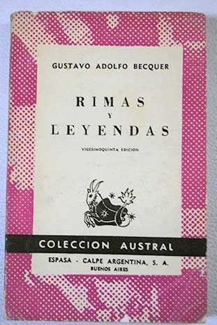 Imagen de archivo de Rimas Y Leyendas a la venta por Readers Cove Used Books & Gallery