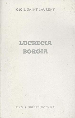 Beispielbild fr Lucrecia Borgia zum Verkauf von Hamelyn