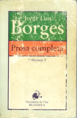 Imagen de archivo de Prosa Completa, Volumen 2 / II a la venta por medimops