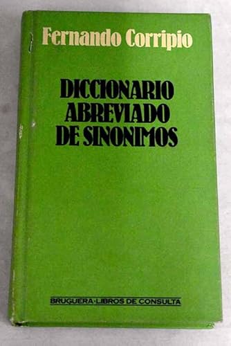 Imagen de archivo de Diccionario Abreviado de Sinnimos a la venta por Better World Books Ltd