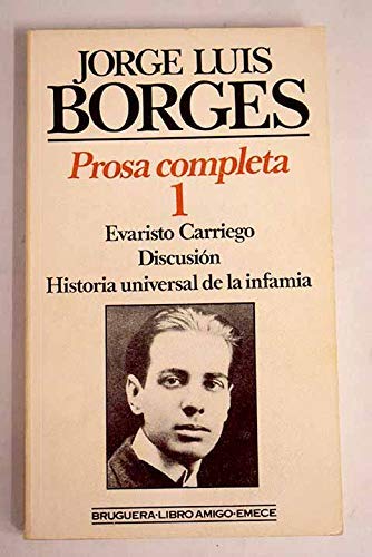 Imagen de archivo de Borges: Prosa Completa a la venta por Hamelyn