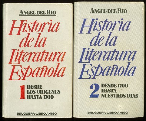 historia de la literatura española 1 desde los origenes hasta 1700 - angel del rio