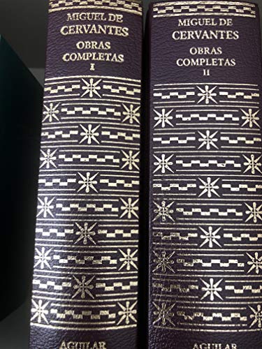 Imagen de archivo de OBRAS COMPLETAS (de Cervantes) (tomo I) EL INGENIOSO HIDALGO DON QUIJOTE DE LA MANCHA / LAS 12 DOCE NOVELAS EJEMPLARES a la venta por Ducable Libros