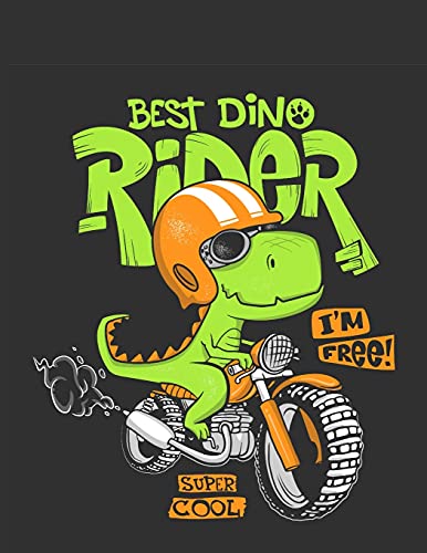 Beispielbild fr Best Dino Rider Super COOL: Dinosaur Maze Activity Book For Kids Ages 6-10 6-8 8-10 Workbook for Coloring, Mazes, Dot to Dot, Color by number, Wor zum Verkauf von Buchpark