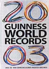 Beispielbild fr Libro Guinness de los rcords, 2003 zum Verkauf von Librera Prez Galds