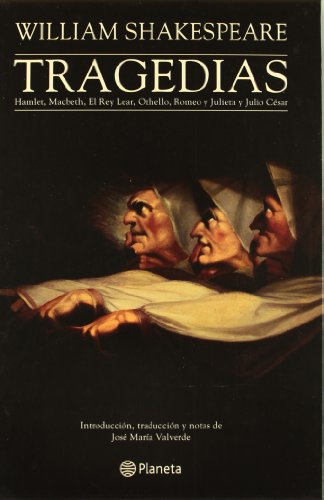 Imagen de archivo de WILLIAM SHAKESPEARE . TRAGEDIAS . HAMLET, MACBETH, EL REY LEAR, OTHELLO, ROMEO Y JULIETA Y JULIO CSAR a la venta por Mercado de Libros usados de Benimaclet