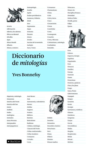 9788408092681: Diccionario de mitologas (BackList Clsicos)