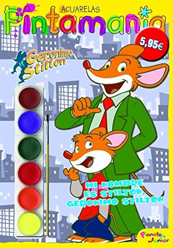 Imagen de archivo de PINTAMANIA ACUARELAS GERONIMO STILTON - MI NOMBRE ES STILTON a la venta por Iridium_Books