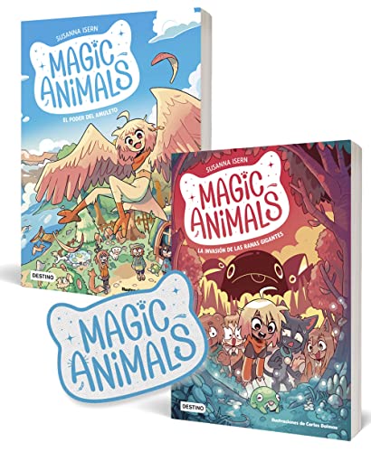 Imagen de archivo de PACK 'MAGIC ANIMALS' (INCLUYE: EL PODER DEL AMULETO - LA INVASION DE LAS RANAS GIGANTES) a la venta por KALAMO LIBROS, S.L.