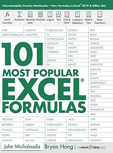 Stock image for 101 Most Popular Excel Formulas (101 Excel Series) for sale by Ria Christie Collections