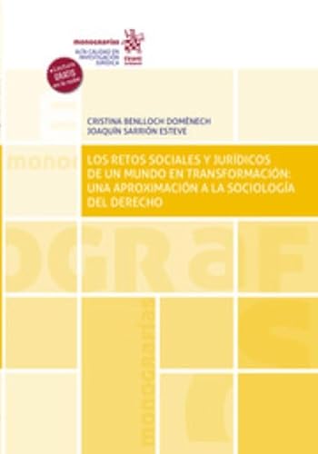 9788411138512: Los retos sociales y jurdicos de un mundo en transformacin: una aproximacin a la sociologa de derecho (Monografas)
