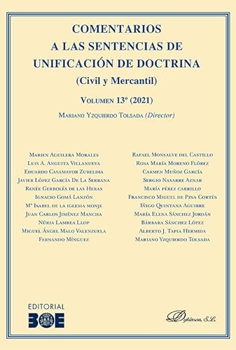 Imagen de archivo de Comentarios a las Sentencias de unificacin de doctrina (Civil y Mercantil) Volumen 13. 2021 a la venta por AG Library