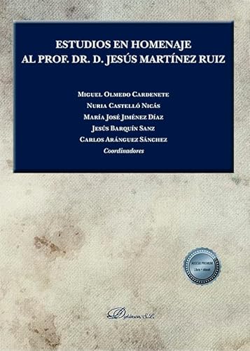 Beispielbild fr Estudios en Homenaje al Prof. Dr. D. Jess Martnez Ruiz zum Verkauf von AG Library