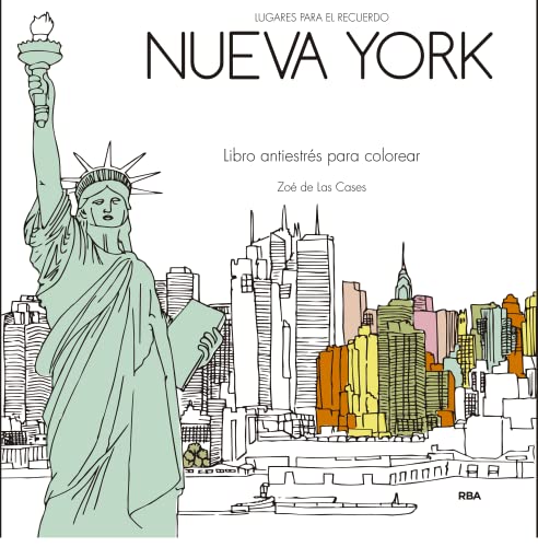 9788411323109: Nueva York secreto. Libro antiestrs para colorear (Prctica)