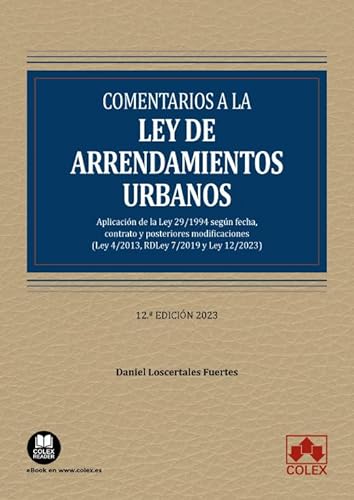 9788411940382: Comentarios a la Ley de arrendamientos urbanos: 1 (Monografas)