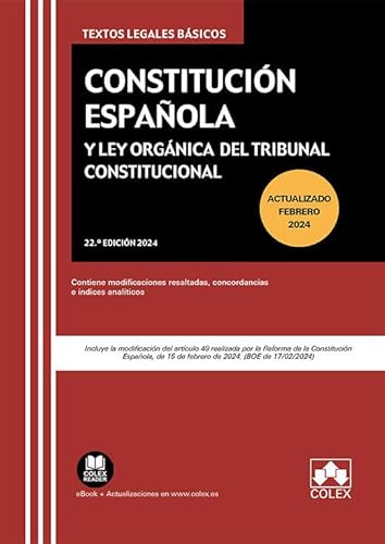 Imagen de archivo de Constitucin Espaola y Ley Orgnica del Tribunal Constitucional a la venta por AG Library